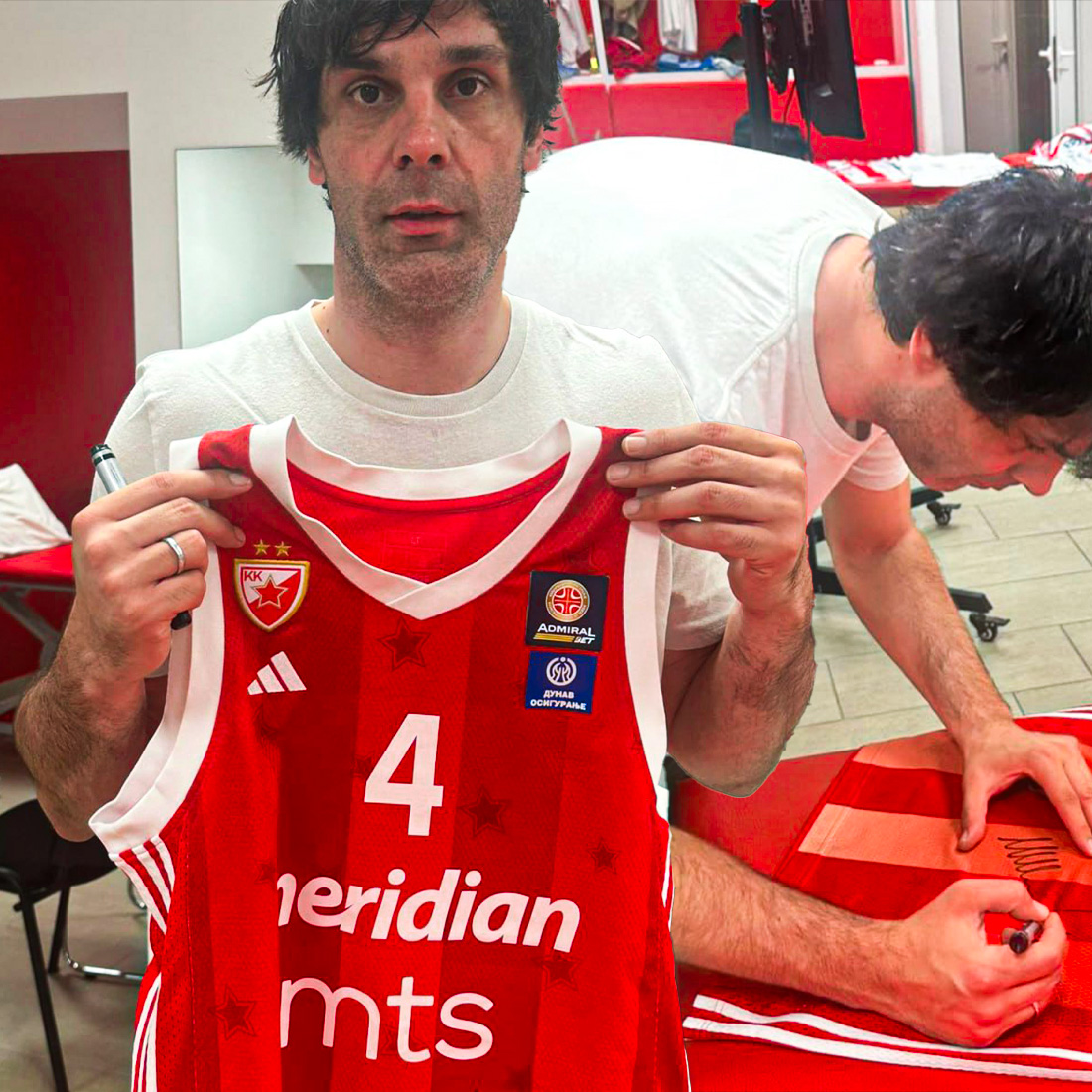 Milos Teodosic Last Game Worn Jersey