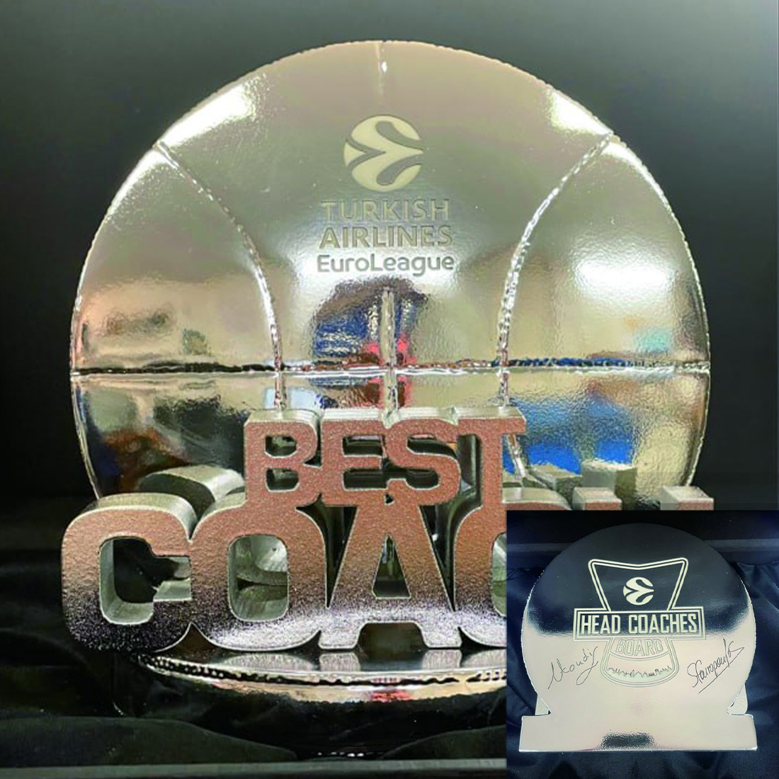 EuroLeague Coach of the year Trophy